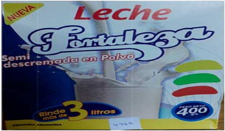 Prohibió la comercialización de la leche semidescremada en polvo marca 