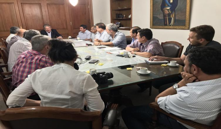 Fascendini recibió al movimiento obrero santafesino