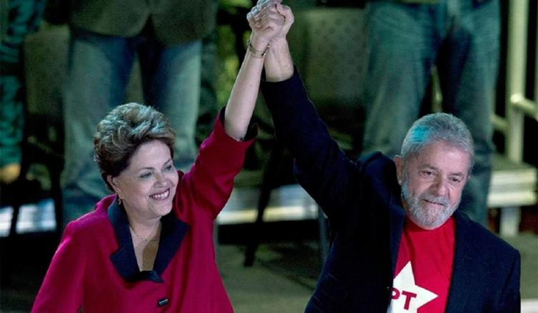 Dilma aseguró que la derecha brasileña persigue a lula porque no tiene candidato
