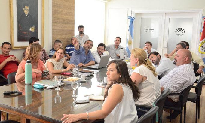 Concejales se reunieron con secretarios municipales