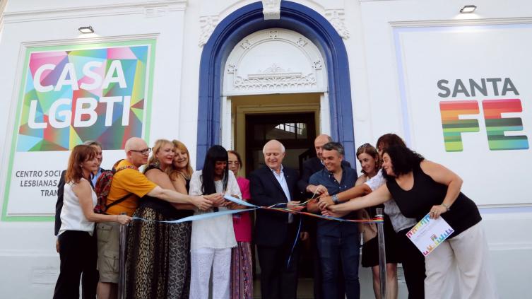 Lifschitz inauguró la Casa LGBTI 