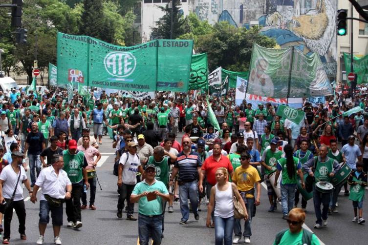 Paro nacional de ATE contra los despidos y el ajuste
