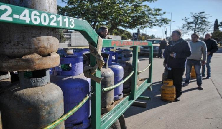 La venta de garrafas de gas a precio diferencia 