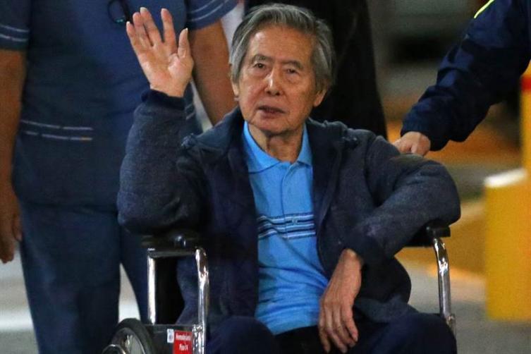 Fujimori fue trasladado a una clínica por una arritmia cardíaca