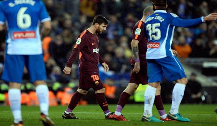 COPA DEL REY: MESSI ERRÓ UN PENAL Y BARCELONA PERDIÓ FRENTE A ESPANYOL