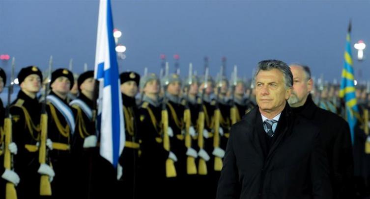 En Rusia, Macri instó a Putin a 