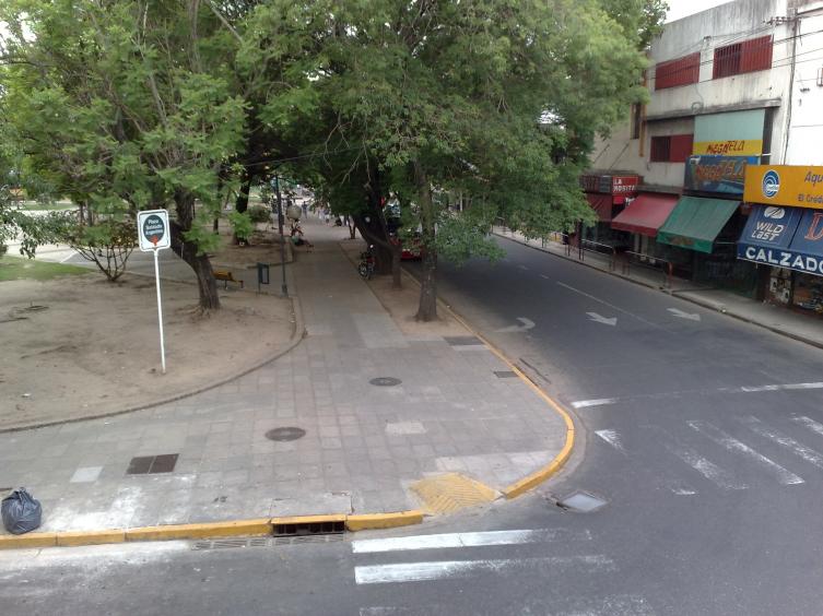 Detuvieron a un exhibicionista en la Plaza del Soldado
