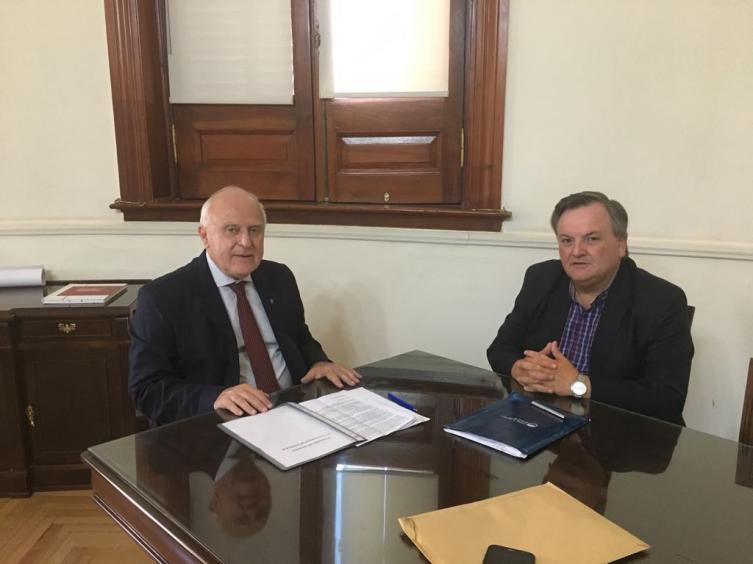 Reunión entre Lifschitz y el Senador Michlig