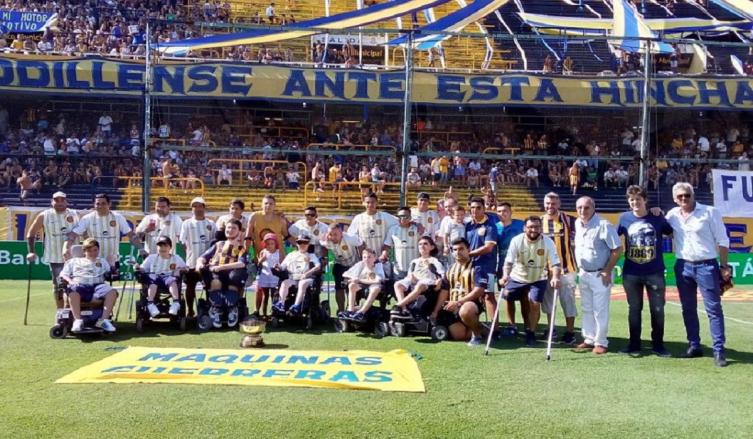 CENTRAL RECIBIÓ A SUS EQUIPOS DE FÚTBOL PARA AMPUTADOS