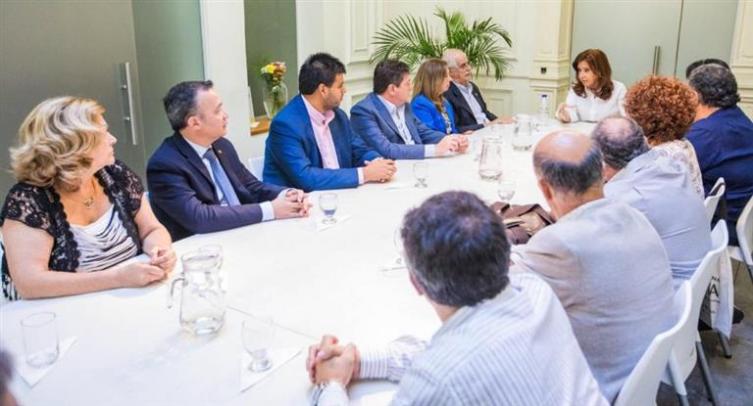 Cristina reunió a la tropa K del Parlasur