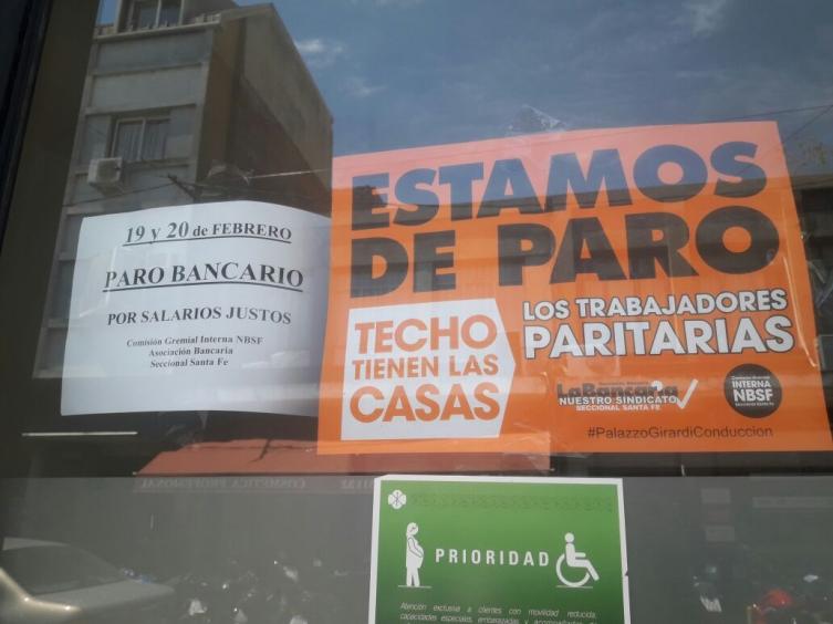 Paro bancario: lunes y martes no habrá atención