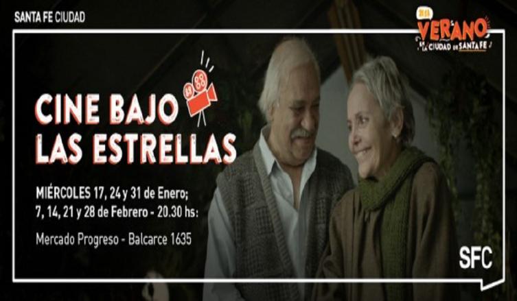 Cine al aire libre en el Mercado Progreso