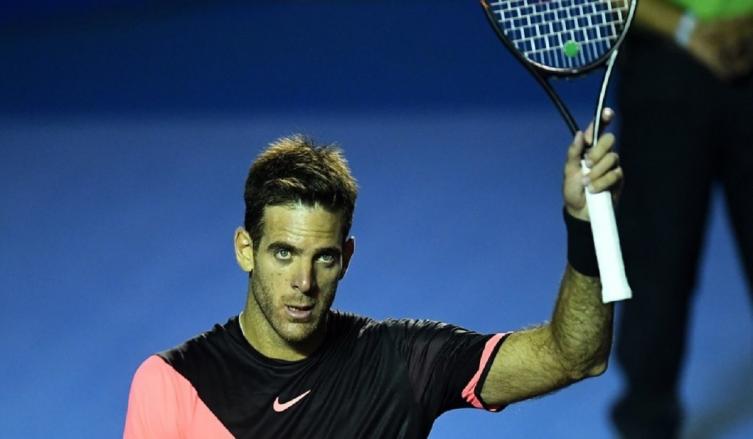 Del Potro fue contundente, sacó a un favorito y llegó a las semis de Acapulco