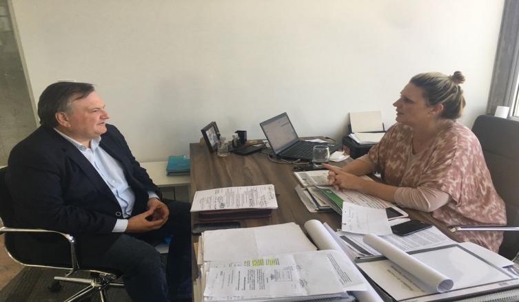 Michlig mantuvo una nueva reunión de trabajo con la Secretaria de Energía, Verónica Geese
