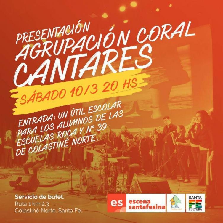 Presentación Coral Cantares en La Casa del Nogal