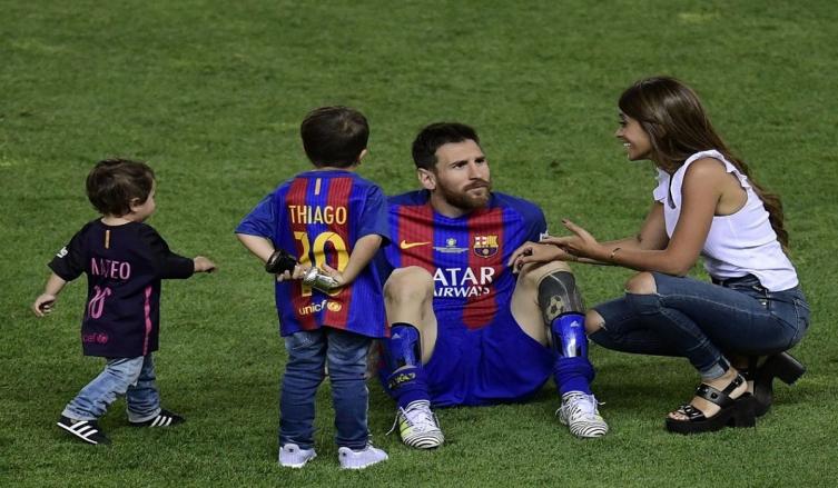 Messi es baja ante el Málaga tras ser padre por tercera vez