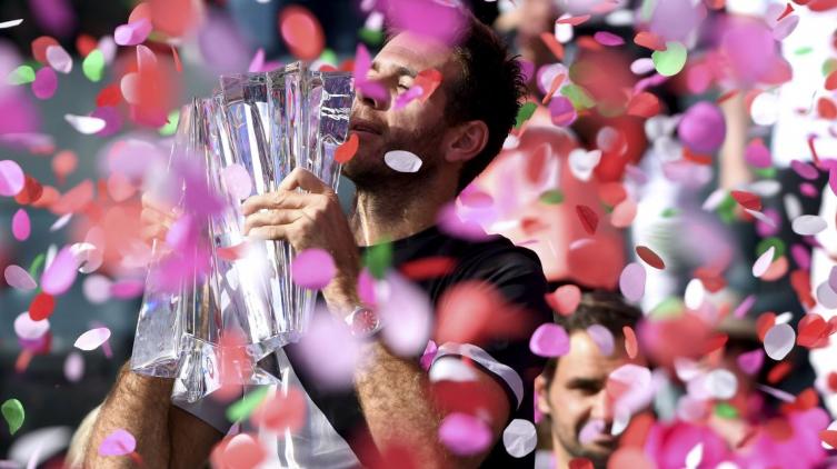 Del Potro se consagró campeón de Indian Wells al vencer a Federer