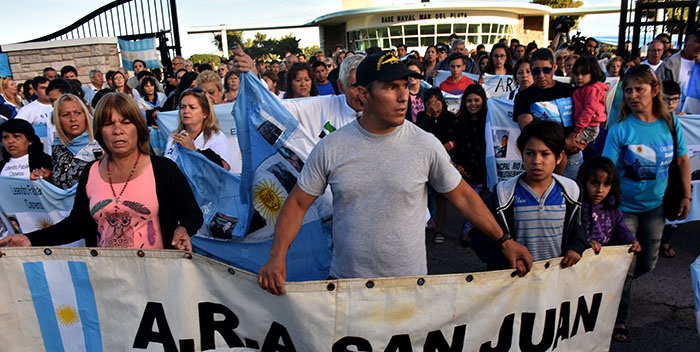 Familiares del Ara San Juan pidieron la 