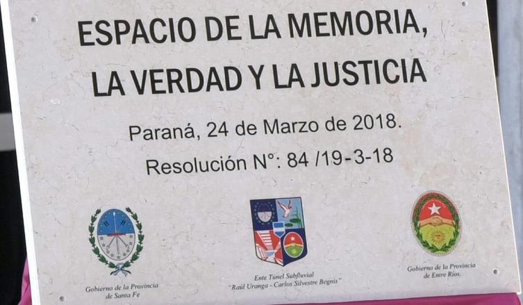 Se conmemoró el 24 de Marzo en el Túnel Subfluvial 