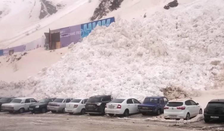 Una avalancha en 