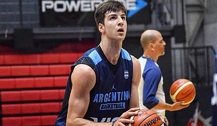 Quién es el joven argentino que podría ser elegido en el próximo draft de la NBA