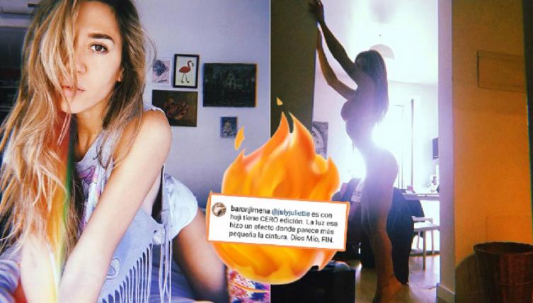 La reacción de Jimena Barón luego de que la acusaran de usar Photoshop