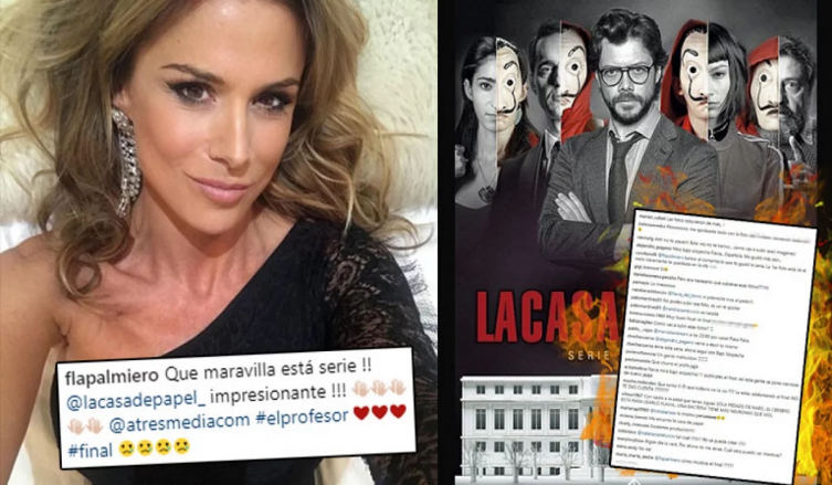 Flavia Palmiero publicó en Instagram… ¡el final de La Casa de Papel!: los furiosos mensajes