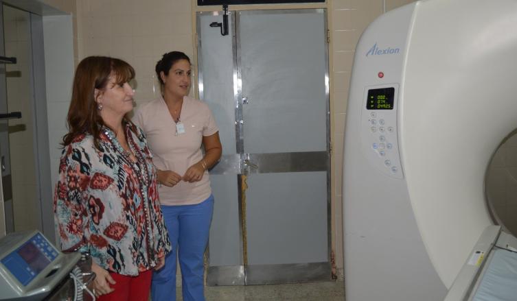 Se evaluó la puesta en funcionamiento del tomógrafo en el hospital Iturraspe  