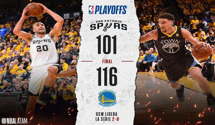 Los Spurs jugaron una segunda parte para el olvido y volvieron a caer ante Golden State