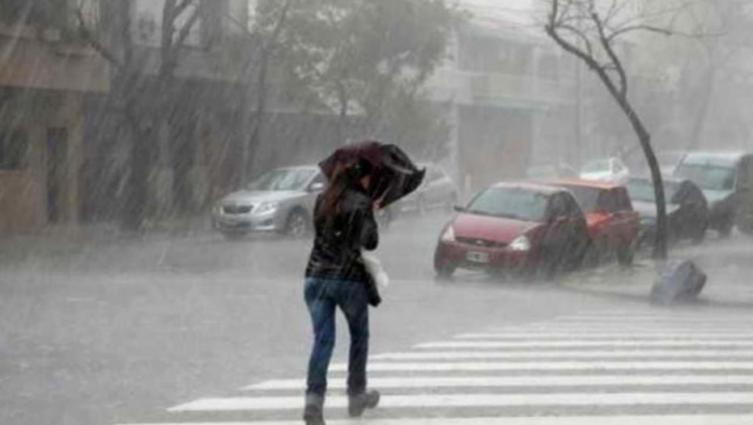 Alerta por tormentas fuertes para el centro del país