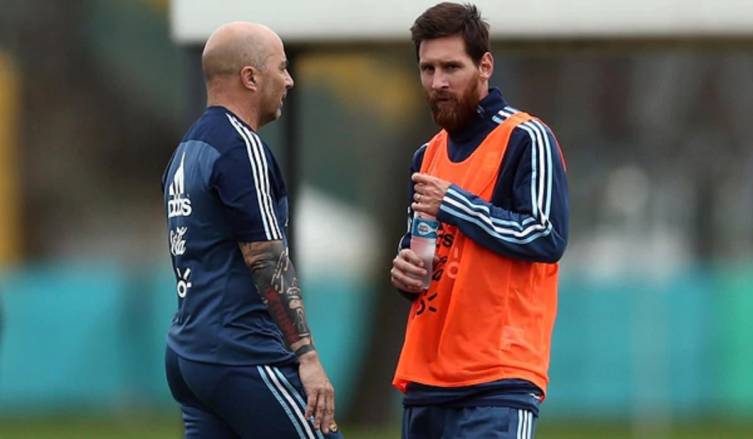 Cumbre en Barcelona: Sampaoli se reunió con Messi para delinear la lista de convocados