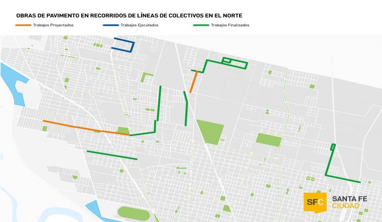 Recuperar y pavimentar calles del norte