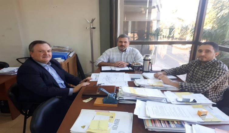 Michlig se reunió con autoridades provinciales
