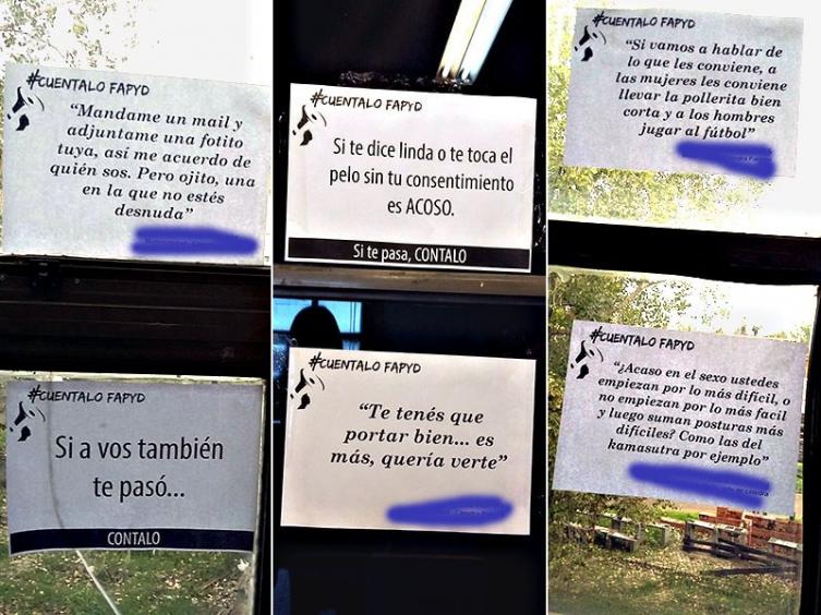 Alumnas escracharon a profesores por violencia de género