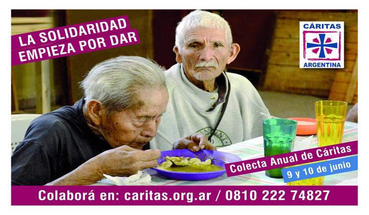 Colecta Anual de Cáritas Sábado 9 y domingo 10 de junio 