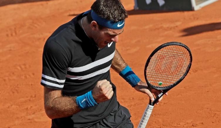 Roland Garros: gran victoria de Del Potro para meterse en cuartos