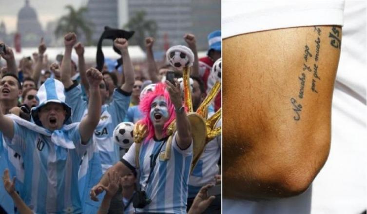 El nuevo hit argentino en Rusia, en línea con los tatuajes de Sampaoli