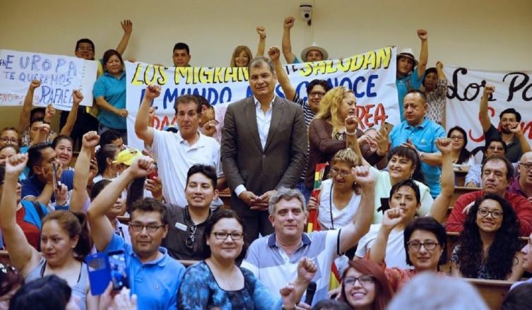 Rafael Correa evalúa pedir asilo en Bélgica para evitar la prisión