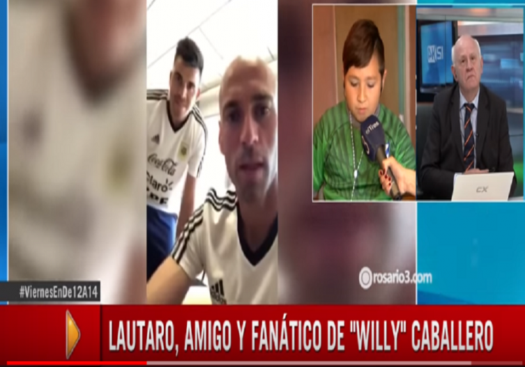 La emotiva historia de Lautaro y sus mensajes con Willy Caballero