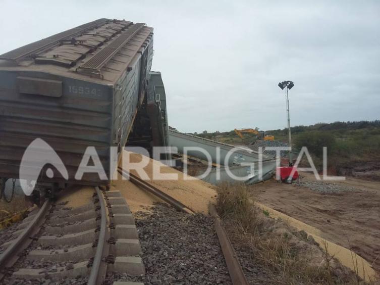 Descarriló un tren entre Coronda y Arocena