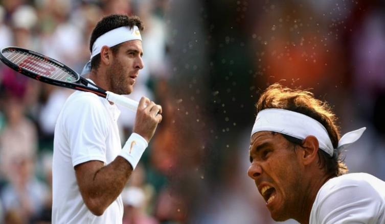 Juan Martín del Potro-Rafael Nadal: horario, TV e historial de partidos por Wimbledon