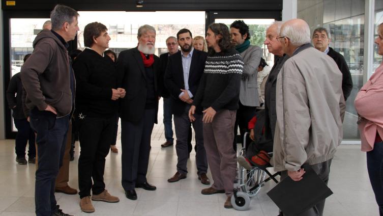 El sacerdote Pedro Opeka visitó y recorrió el Cemafe 