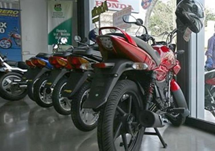 Fuerte caída del patentamiento de motos