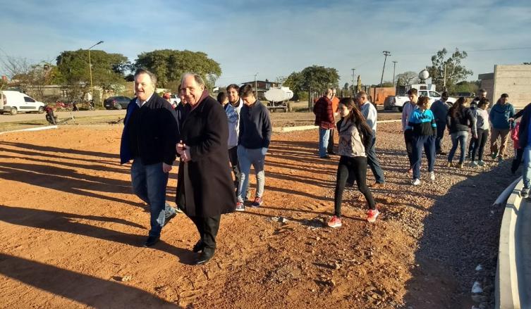 Recorrida por obras públicas de la ciudad 