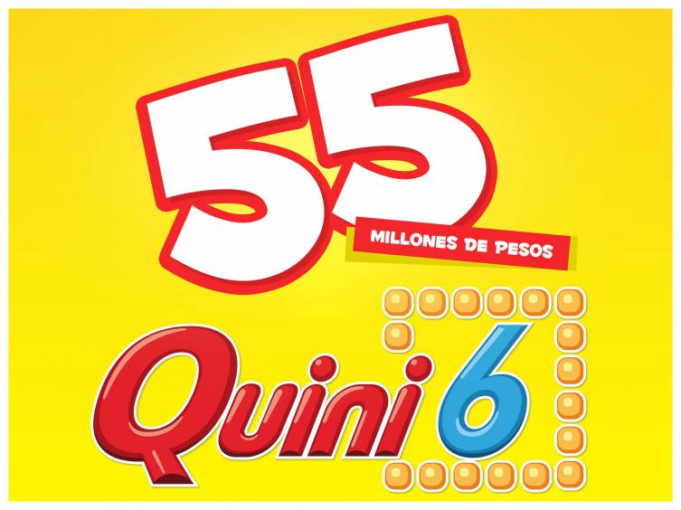 Esta noche se sortearán $55 millones en el Quini 6