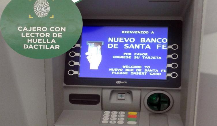 Cajeros con reconocimiento de huellas dactilares  