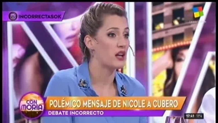Mica Viciconte le respondió a Nicole Neumann por el audio contra Fabián Cubero