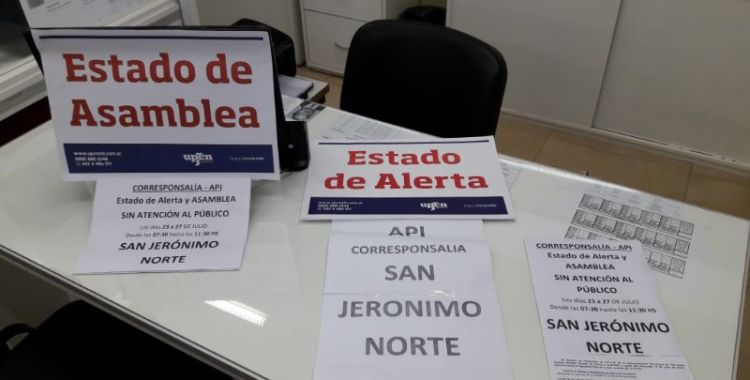 Se suspenden las medidas de fuerza en API