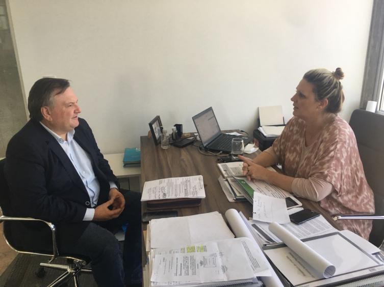 Michlig se reunió con las máximas autoridades de Energía