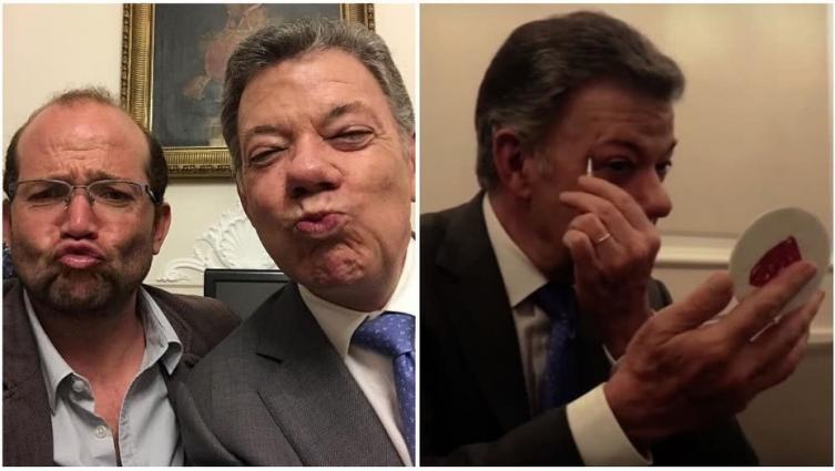 El presidente de Colombia debutó como Youtuber en un desopilante video